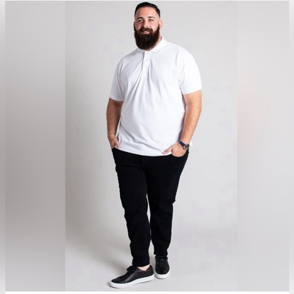 Good Counsel Men's Plus Size 46x30 Malone Stretch Jean Straight Leg Black NWT